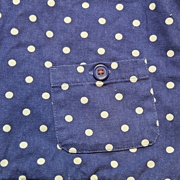 Gymboree Girls Toddler Polka Dot Hooded Jacket Blue Size 4T/5T - Picture 5 of 6